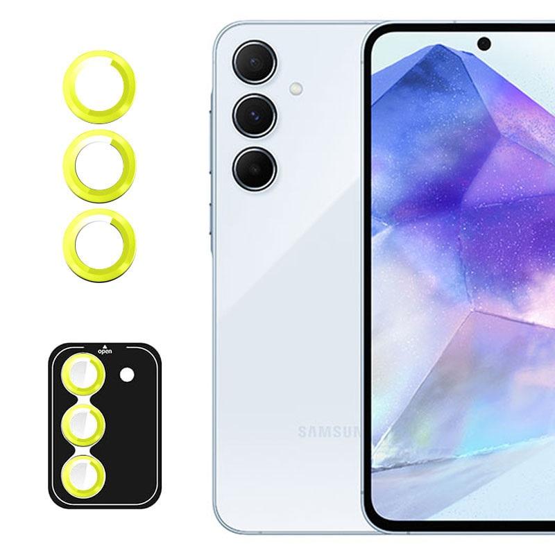 Positioner Staklo Kamere Metal Samsung A55 Žuti