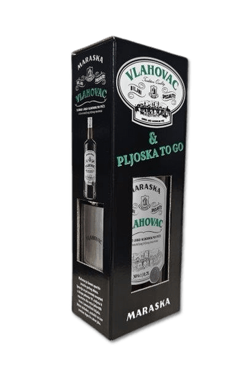 Maraska Vlahovac 36% 0,7L + Pljoska - Gift box