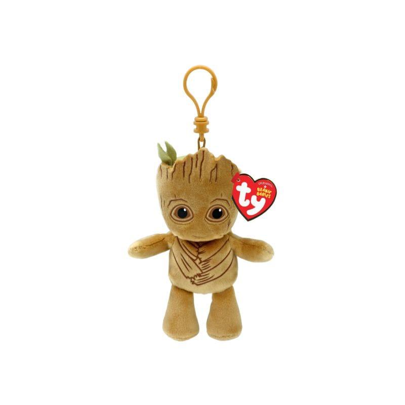 TY Privjesak Groot Marvel 34005, 8,5 cm, Smeđi