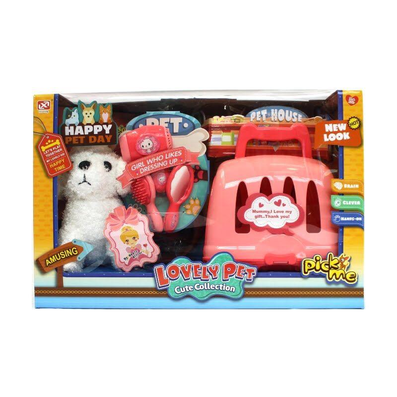 Lovely pet Set pas s kavezom 065012, Šareni