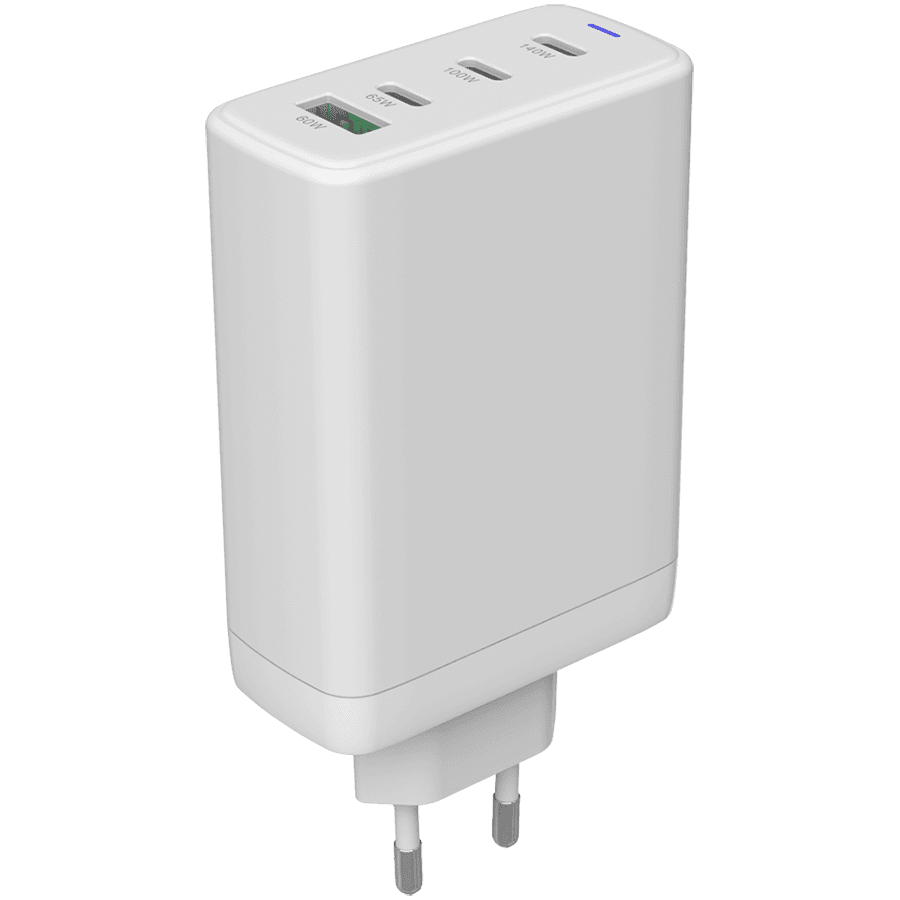 Canyon Punjač CU140ACC GaN, 150W, 3xPD 1xQC, Bijeli