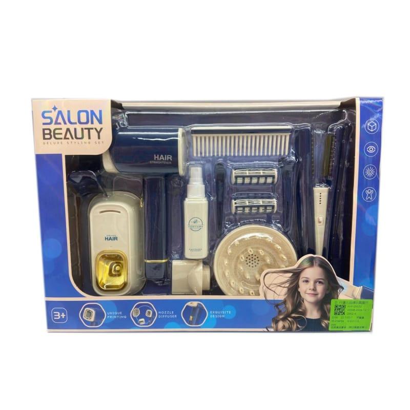 Salon beauty Dječiji set za kosu 069652, 12 kom, Plavo-bijeli