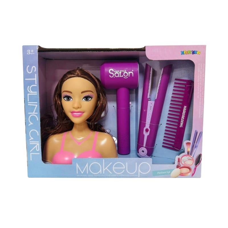 Set za stiliziranje kose 070429, Ljubičasti