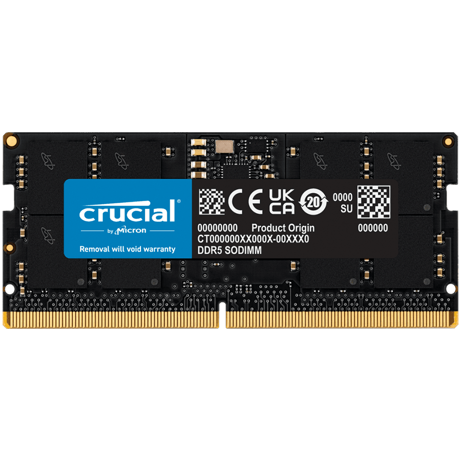 Crucial RAM 32GB DDR5-5600 SODIMM CL46 (16Gbit) Tray