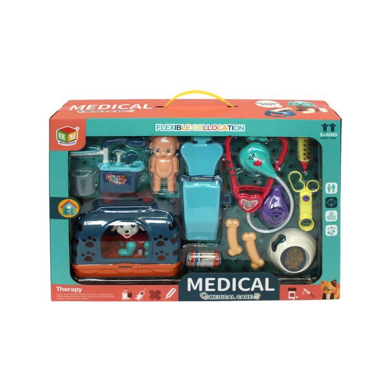 Igračka doktor set sa psićem 067122, Šarena