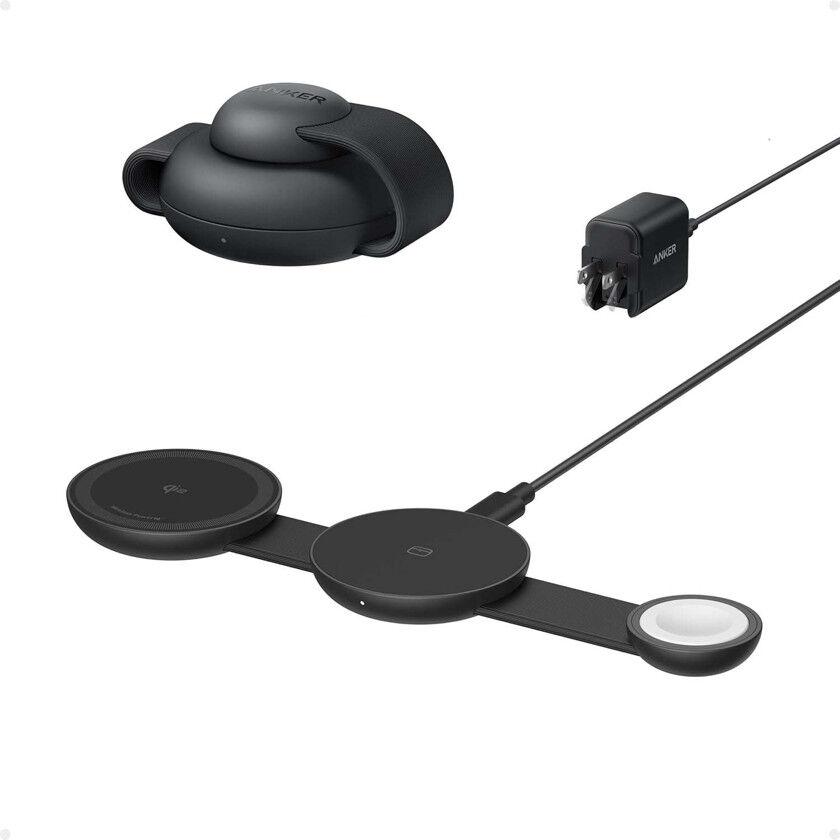 Anker Bežična stanica za punjenje B25M8H11, 3u1, Crna