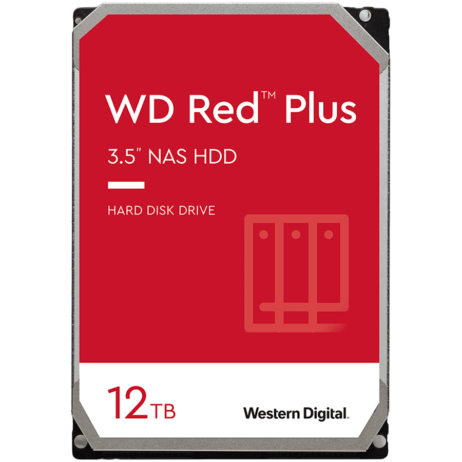 Wester Digital HDD NAS WD Red Plus, 12TB, 512MB, 7200 RPM