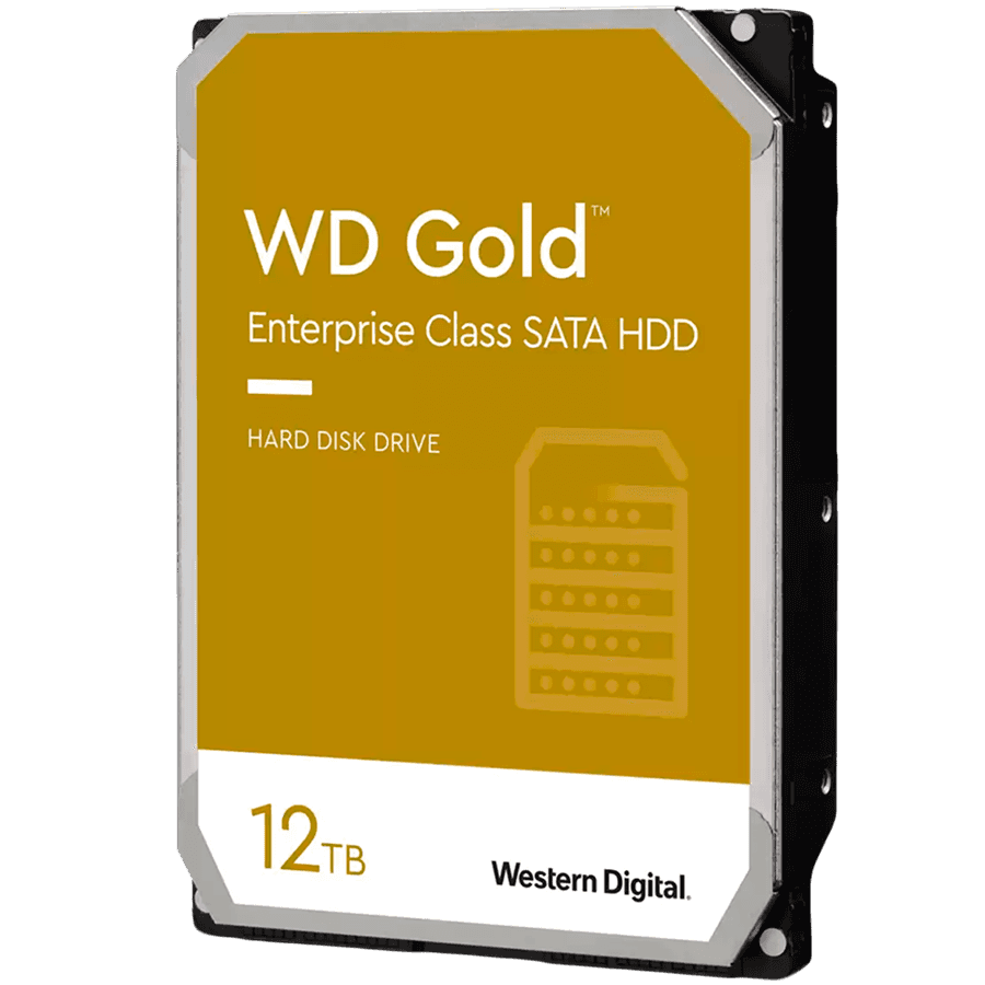 Western Digital HDD Server WD Gold, 12TB, CMR 512e, 3.5'', 512MB, 7200 RPM, SATA