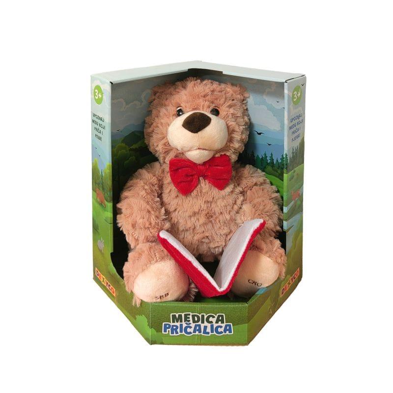 Dexy co Plišana igračka Meda pričalica HTH1786, Smeđa