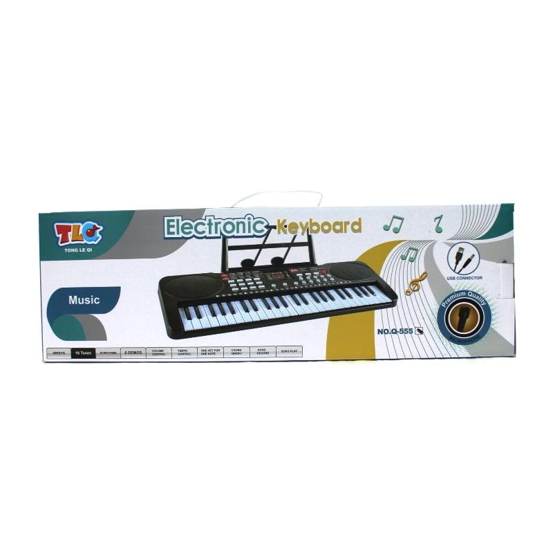 TLE Dječija klavijatura 065746, Crno-bijela