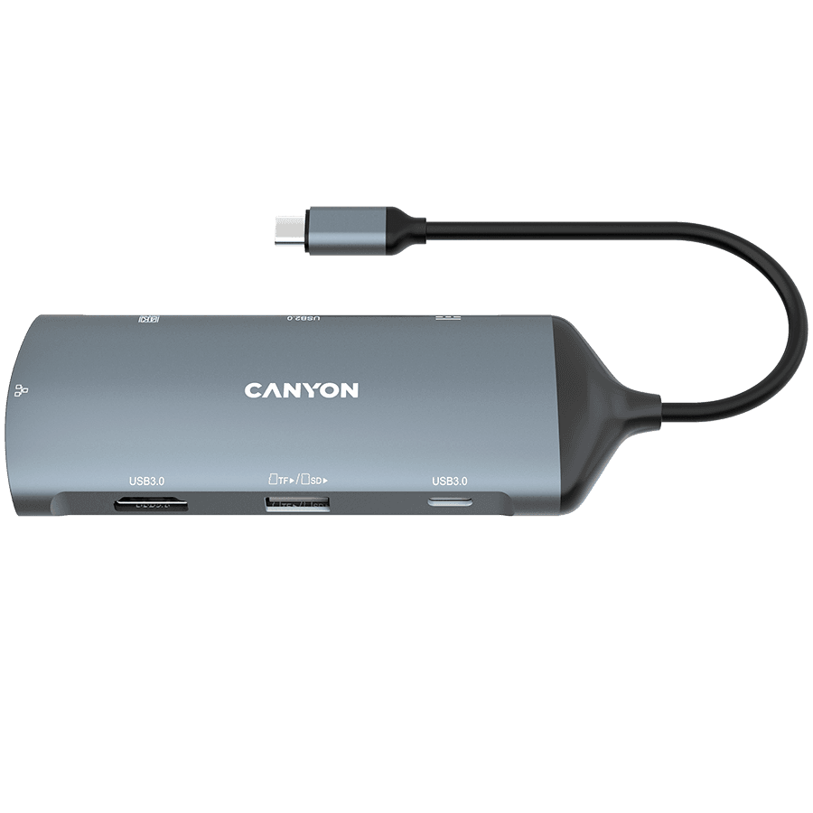 Canyon Priključna stanica DS-15, 8u1, Tamno- Sivi