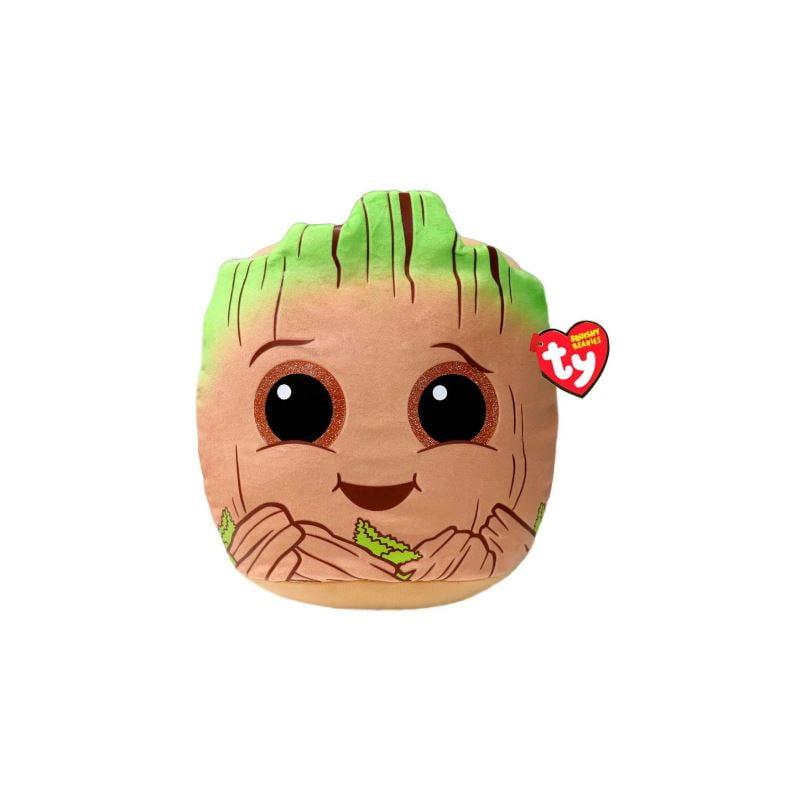 TY Igračka squishy Groot marvel 39349, 30 cm, Smeđe-zelena