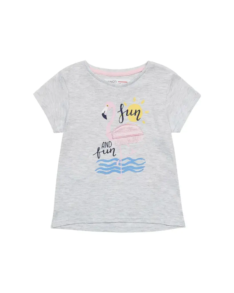 Minoti Majica za djevojčice, Siva