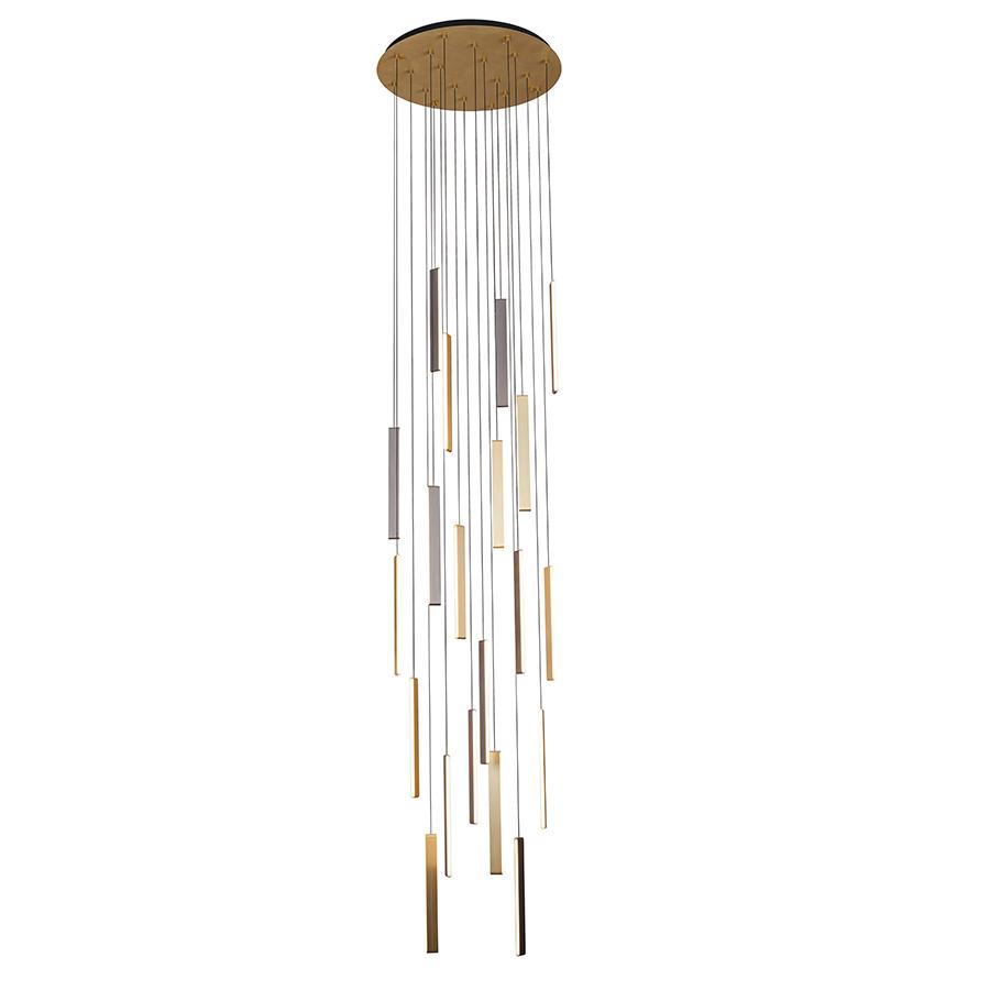 MSL Luster LED Truman MSL-6157-20, Zlatne boje