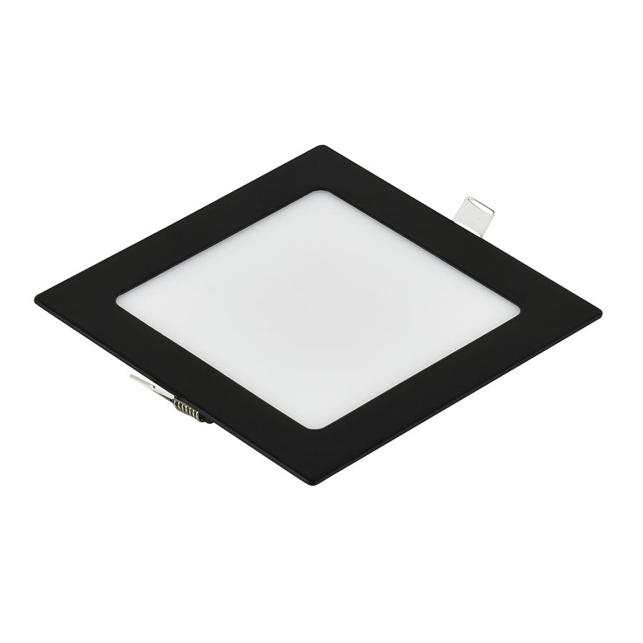 E-LIGHT LED Ugradni panel, Kvadratni, 24W, 6500K, Crni