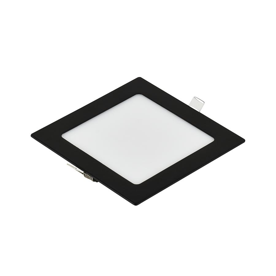 E-LIGHT LED Ugradni panel, Kvadratni, 18W, 3000K, Crni