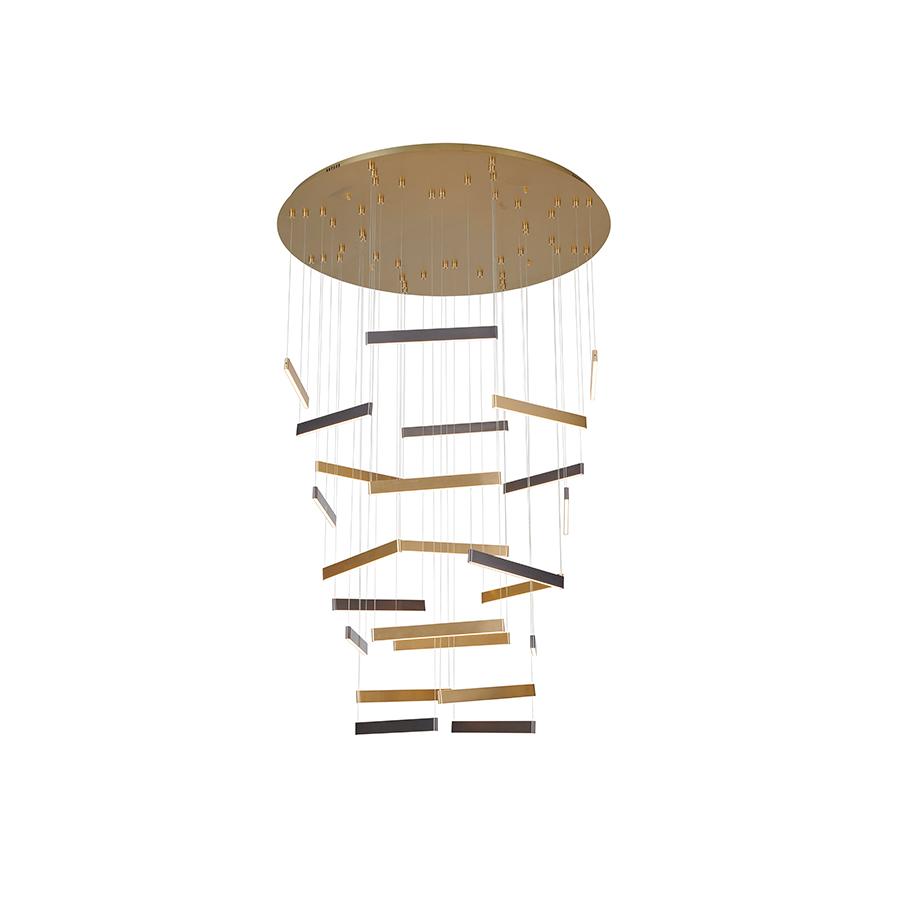 MSL LED Luster Truman MSL-6156-24, Zlatne boje