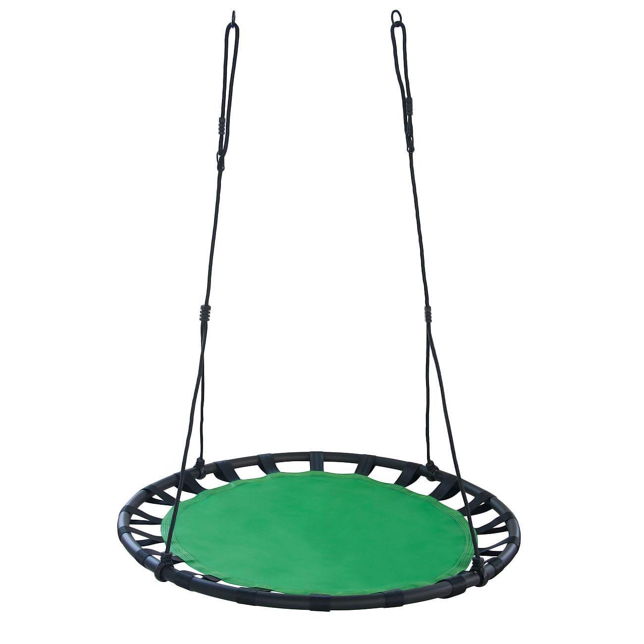 Ljuljaška za decu, Okrugla, 120 cm, Crna