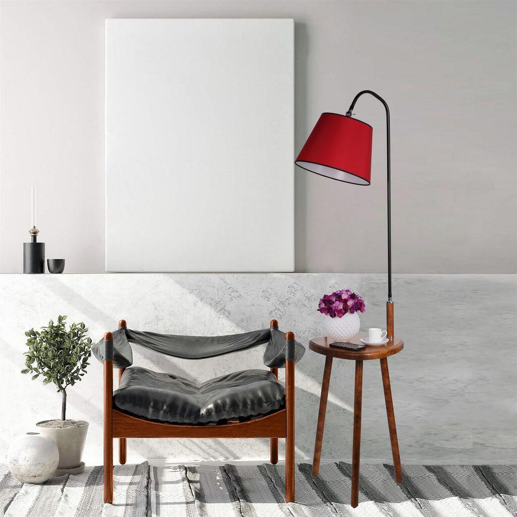 Opviq Podna lampa Demet, 160 cm, E27, boja lješnjaka