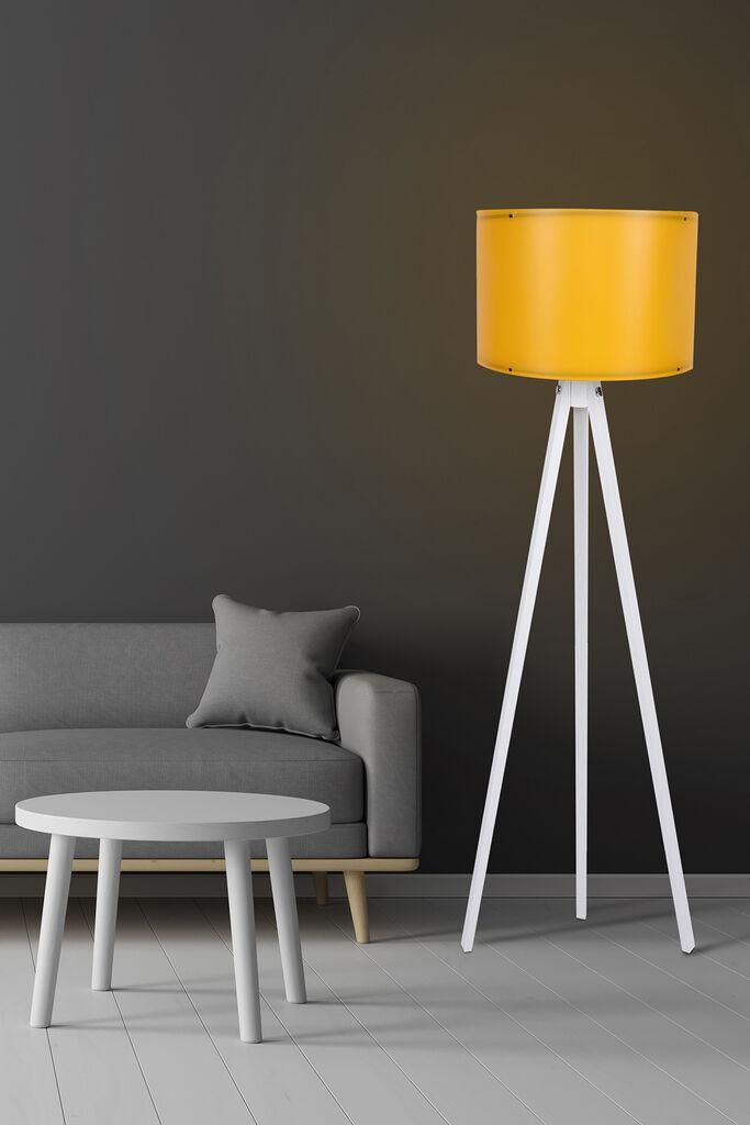 Opviq podna lampa 107, 145 cm, E27, žuta