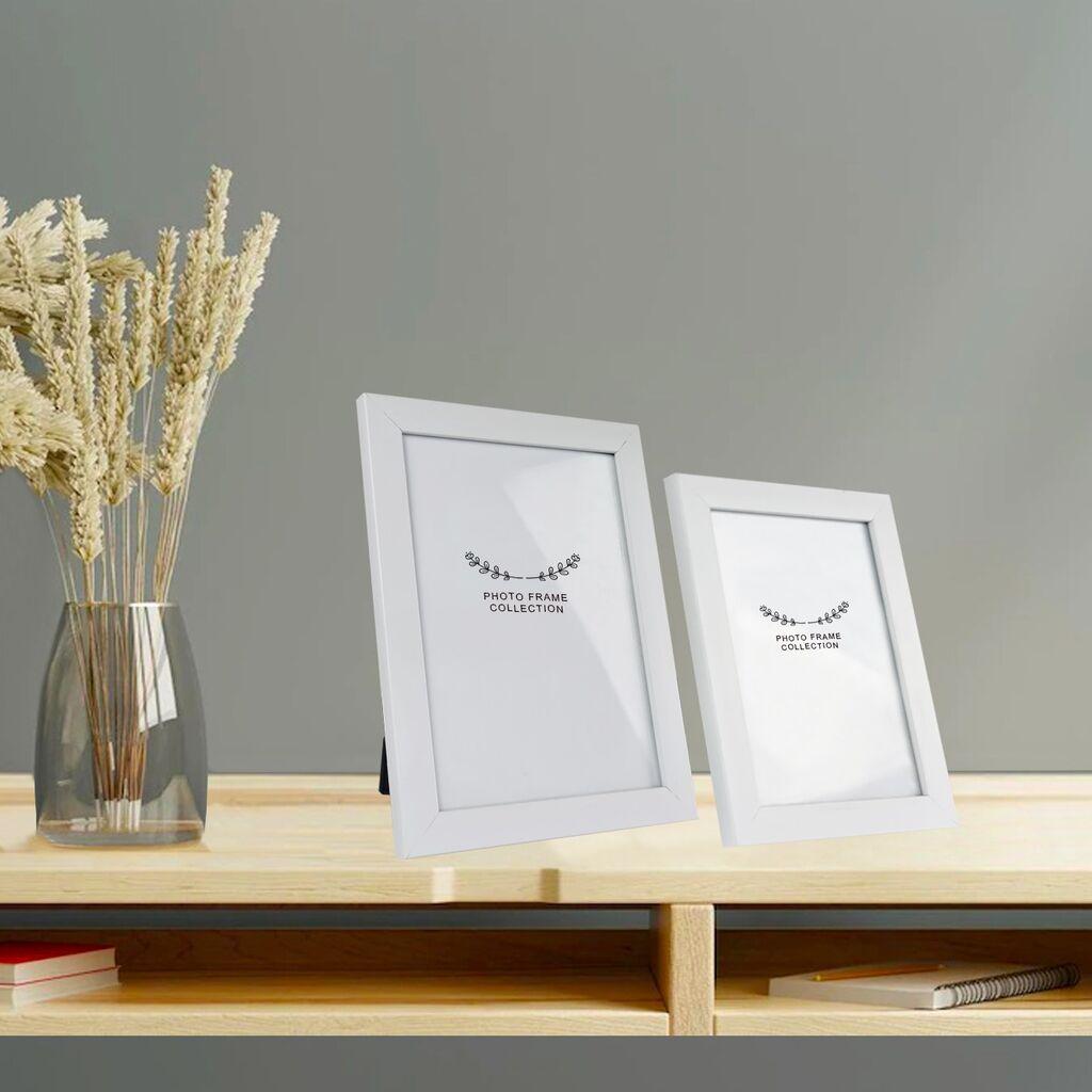Aberto Design Set okvira za slike 2BFC1008_1015-1318, 10x15cm, 13x18cm, 2 komada, Bijela