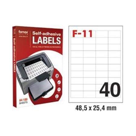 Fornax Naljepnica 48.5x25.4, F-11, 100 komada