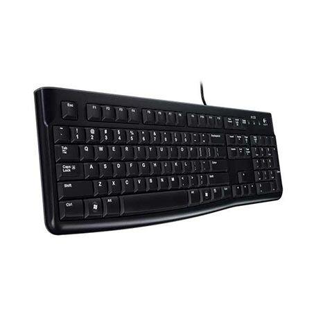 Logitech Tastatura K120, USB, Crna