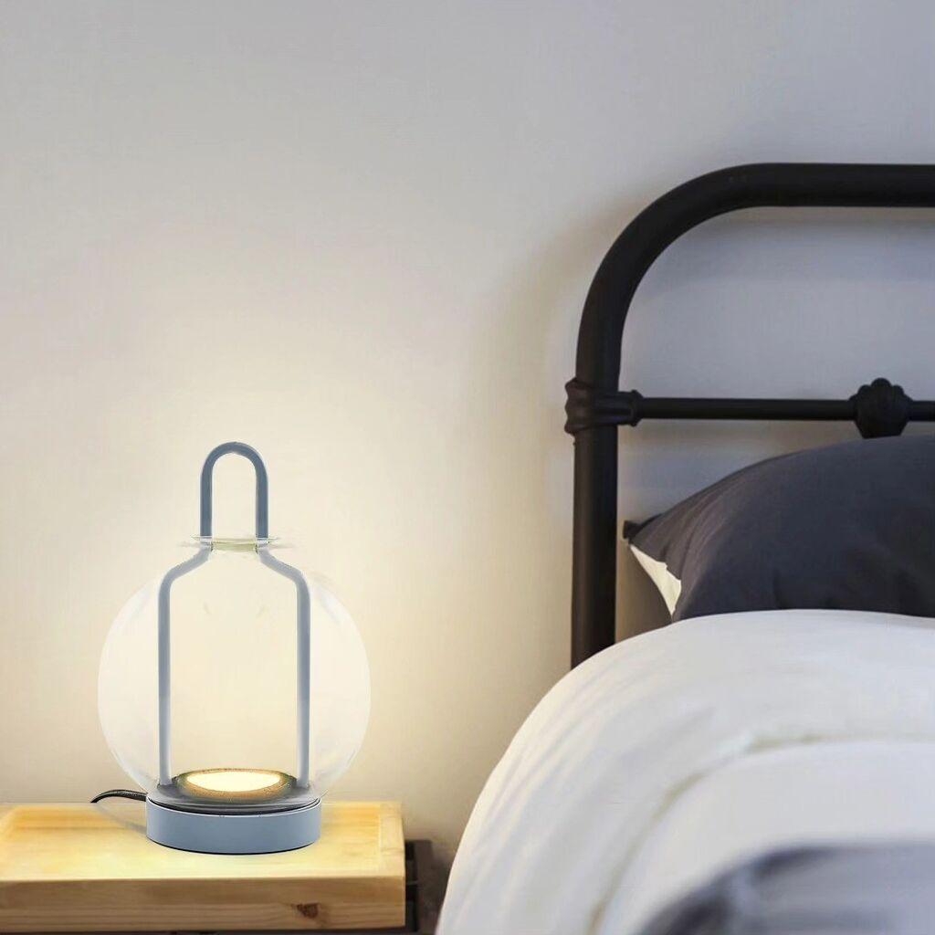 Opviq podna lampa 3434-1ML-16, 5W LED, 3000K, 500 lm, 18 cm, 27 cm, plava