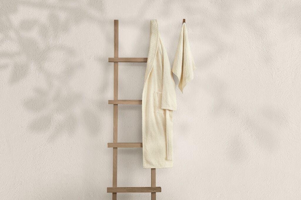 L'essentiel Maison Set bademantil sa peškirom 1053A-033-1, Krem