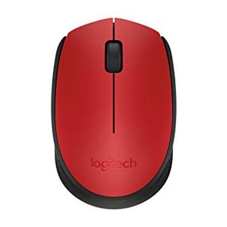 Logitech Bežični miš M171, Crveni