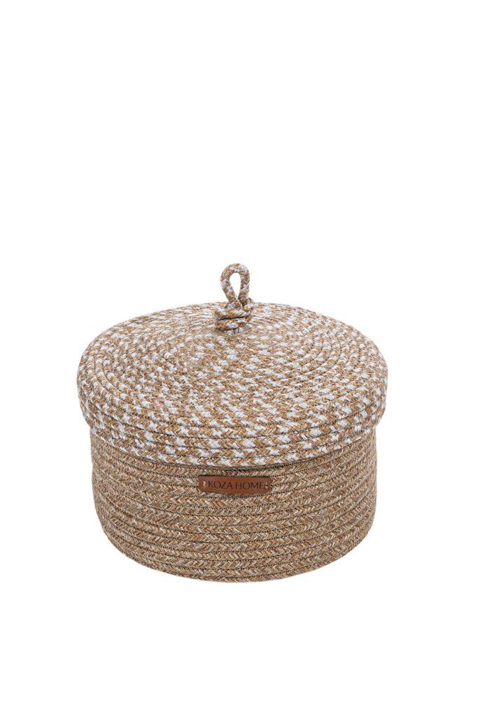 Aberto Design Dekorativna kutija 25x15cm, bež