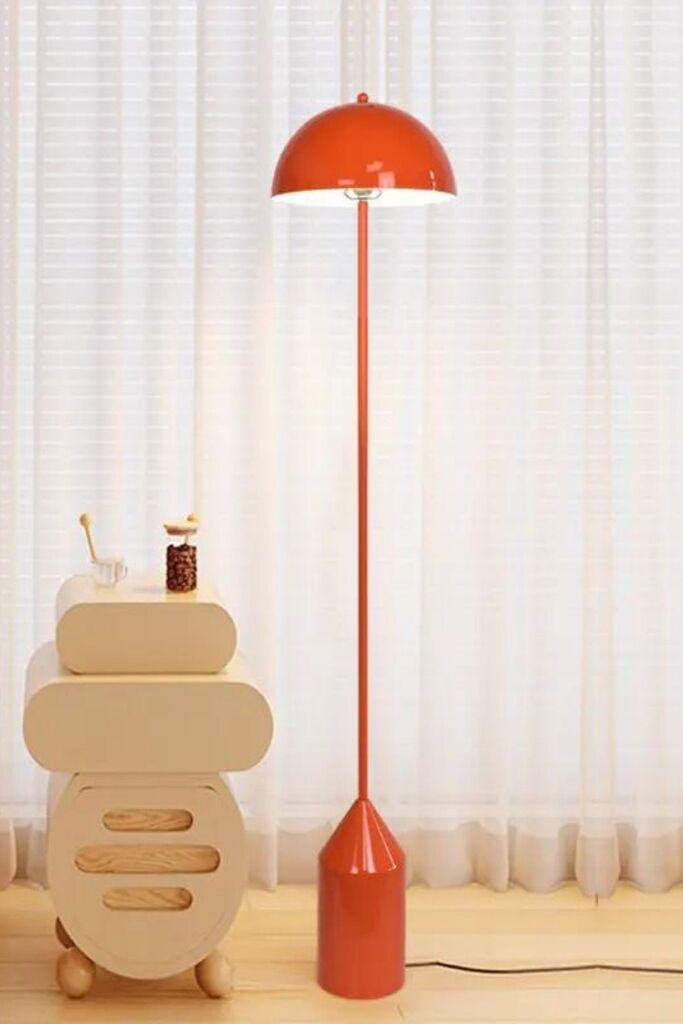 Opviq Podna lampa Mushroom, 160 cm, 40 cm, E27, Narandžasta