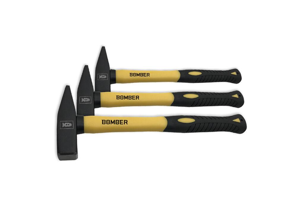 Set bombaških čekića s plastičnom drškom, 3 dijela