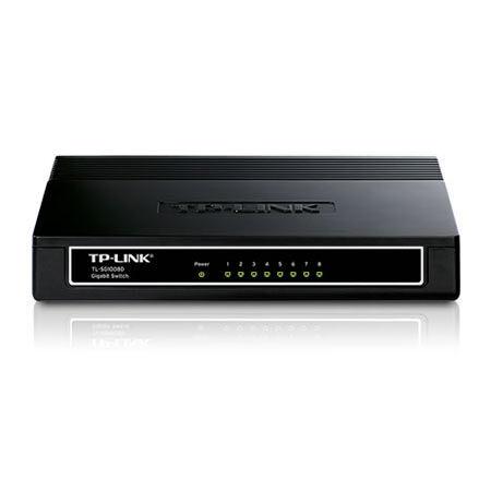 TP-Link Switch TL-SG1008D, 8 portova, 10/100/1000, Crni