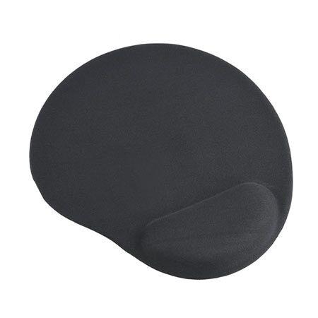 Gembird Podloga za miš MP-GEL-BK, Oslonac za ruku, Crna