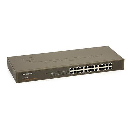 TP-Link Switch TL-SG1024, 24 porta, 10/100/1000, 1U, 19", Crni