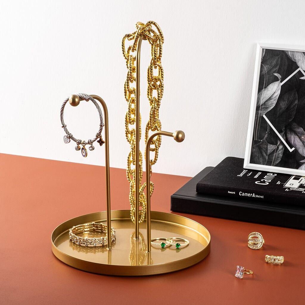 Aberto Design stalak za nakit 20,5 cm, zlatne boje