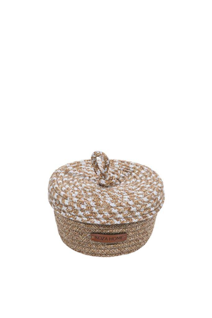 Aberto Design Dekorativna kutija 15x10cm, Bež-siva