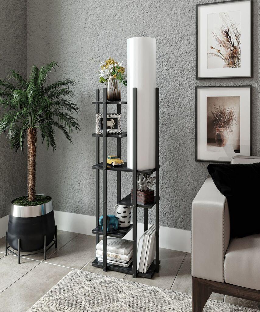 Opviq podna lampa Vogue, 160 cm, E27, bijela