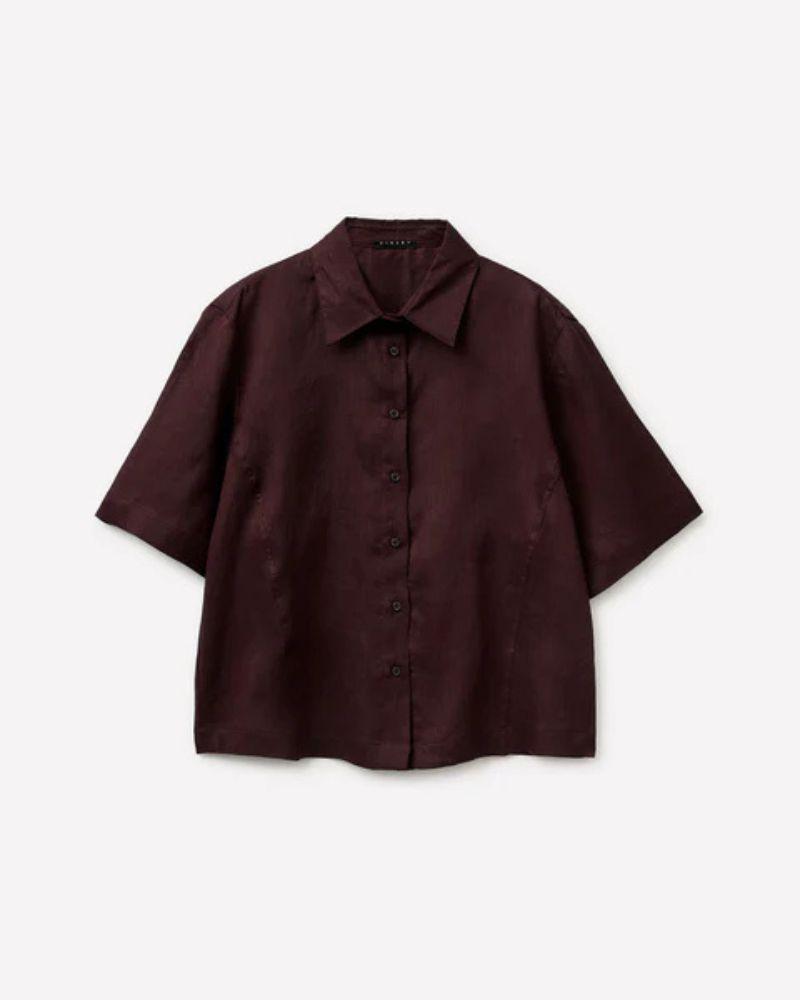 Benetton Ženska košulja kratkih rukava 51G1LQ08U-1H8-S, Ljubičasta