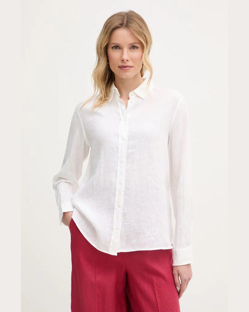 Benetton Ženska košulja 5BMLDQ0D9-101-XL, Bijela