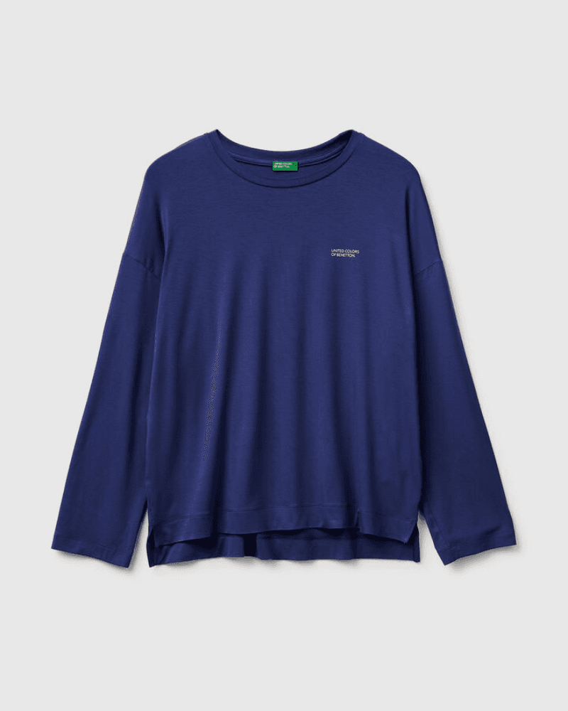 Benetton Ženska majica za spavanje 36MX3M08E-34H-S, Teget
