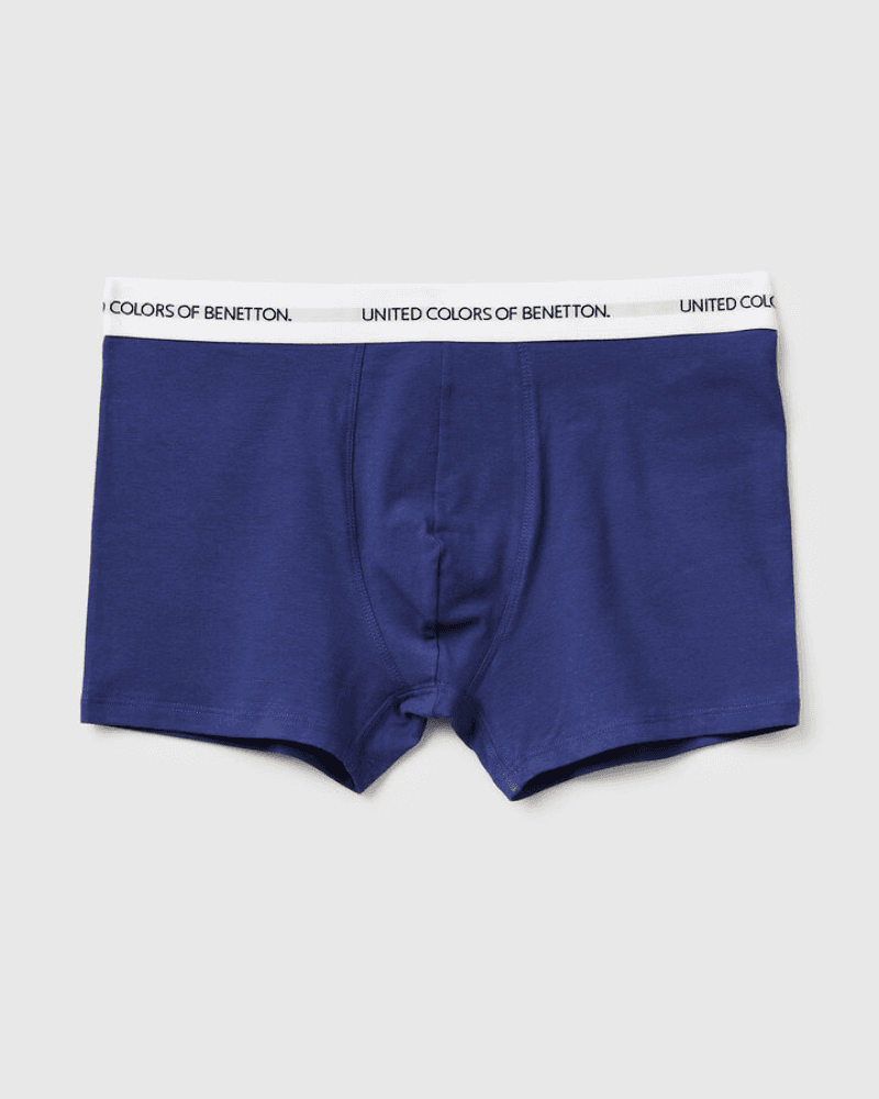 Benetton Muške bokserice 3OP82X00O-34H-XL, Plave
