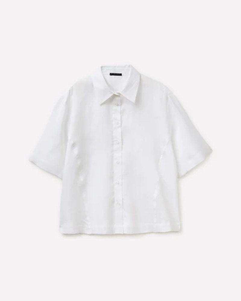 Benetton Ženska košulja kratkih rukava 51G1LQ08U-101-S, Teget