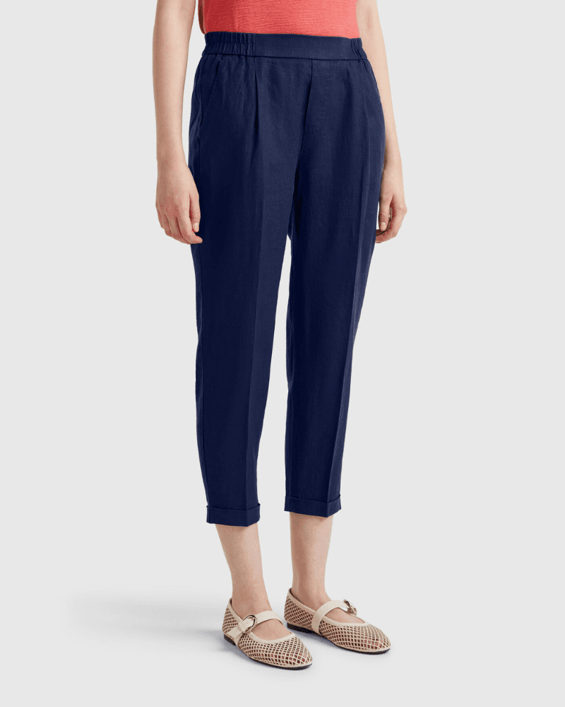 Benetton Ženske hlače 4AGH558X5C-252-XL, Teget