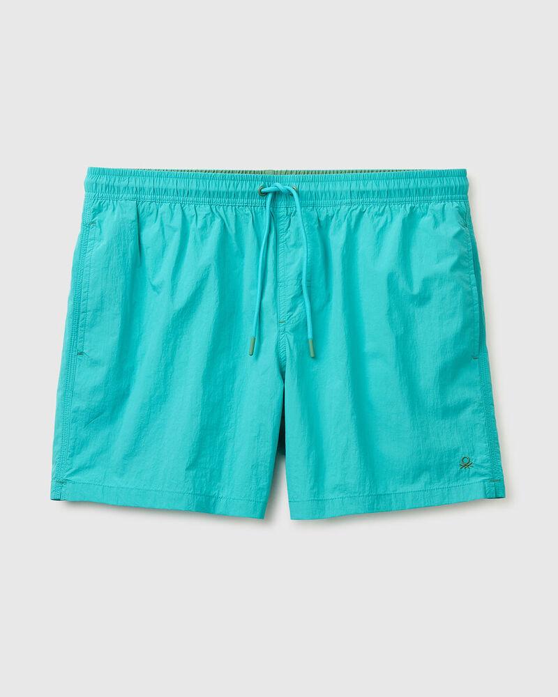 Benetton Muške kupaće gaće s vezicama 57EH6X00V-027-XL, Svijetloplave