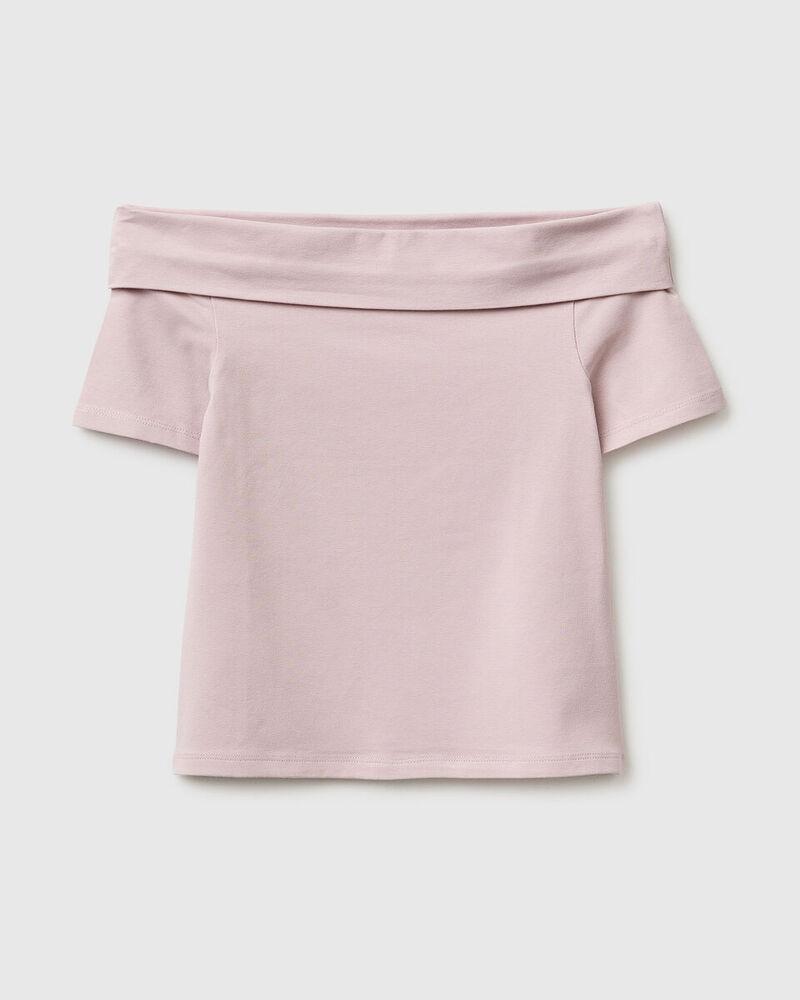 Benetton Ženska majica s brodskim izrezom 3P4ZC10T4G-0C3-XL, Roze