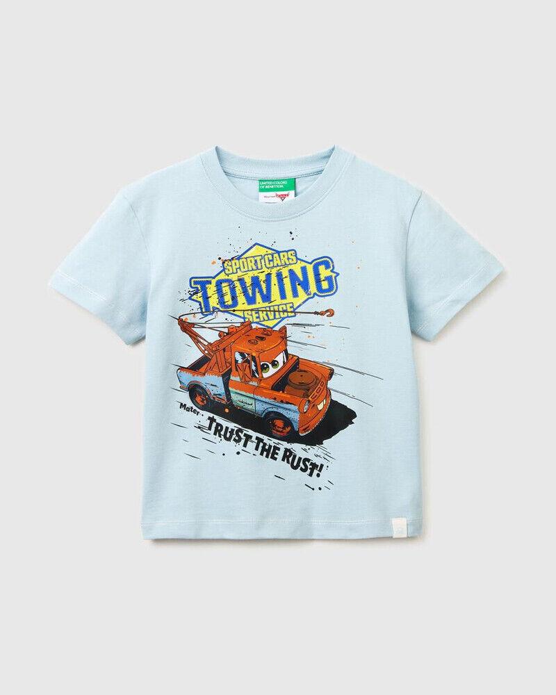 Benetton Majica za dječake Pixar auto 3MI5G10LXP-33W-98, Plava