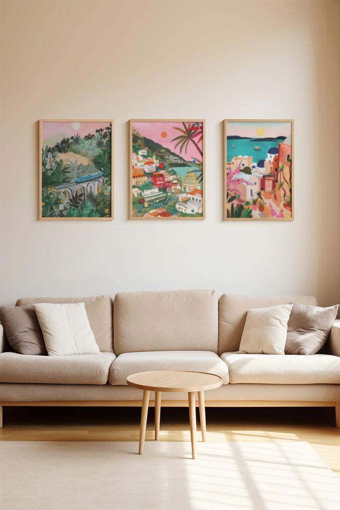 Wallity slika Ersy3Ham2, 3 dijela, 33 x 48 cm