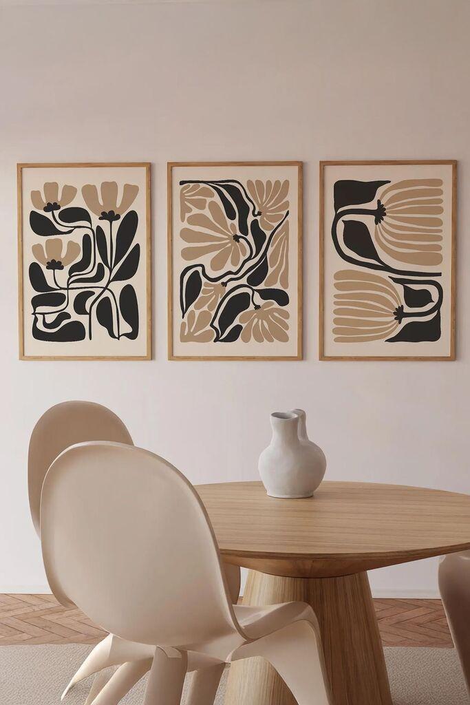 Wallity slika Ersy3Ham4, 3 dijela, 33 x 48 cm